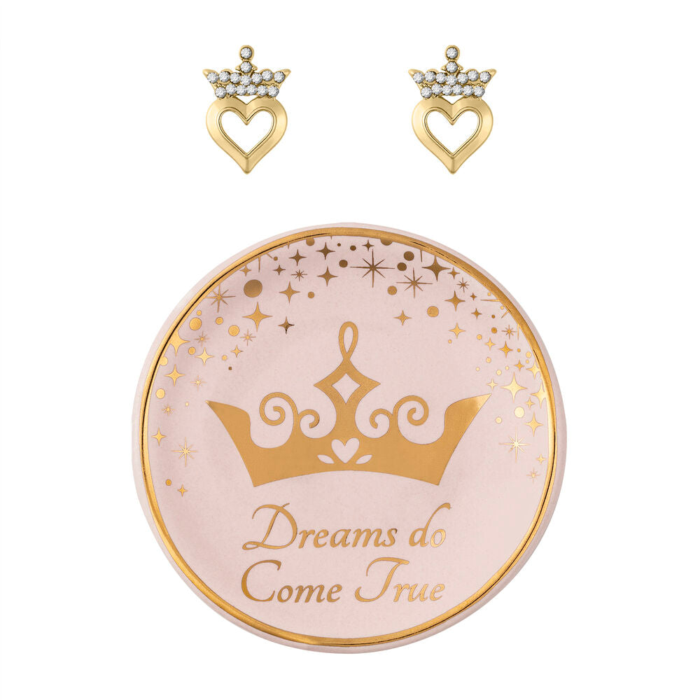 Princess earrings + jewellery plate