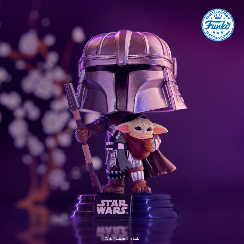 POP figure Star Wars Impressions Mandalorian with Grogu Exclusive 772