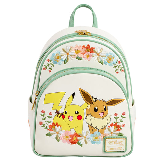 Loungefly Pokemon Pikachu & Eevee Floral backpack