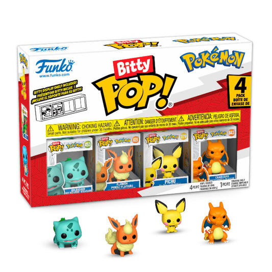 Blister 4 figures Bitty POP Pokemon Bulbasaur