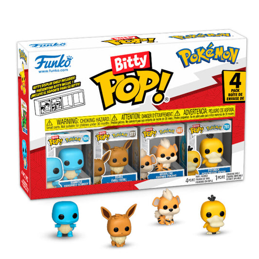 Blister 4 figures Bitty POP Pokemon Squirtle