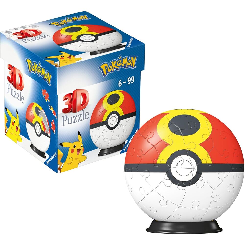 Pokemon Poke Ball 3D puzzle 54pcs