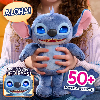 Disney Stitch interactive plush toy 30cm