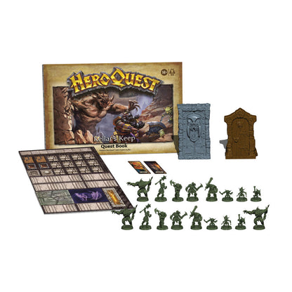 English Heroquest Kellars Keep Expansion Board game