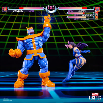 Marvel Legends Gameverse Psylocke vs Thanos pack 2 figures 15cm