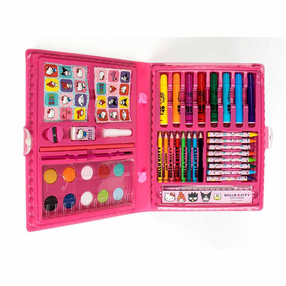 Hello Kitty colouring stationery set