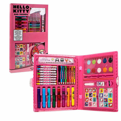 Hello Kitty colouring stationery set