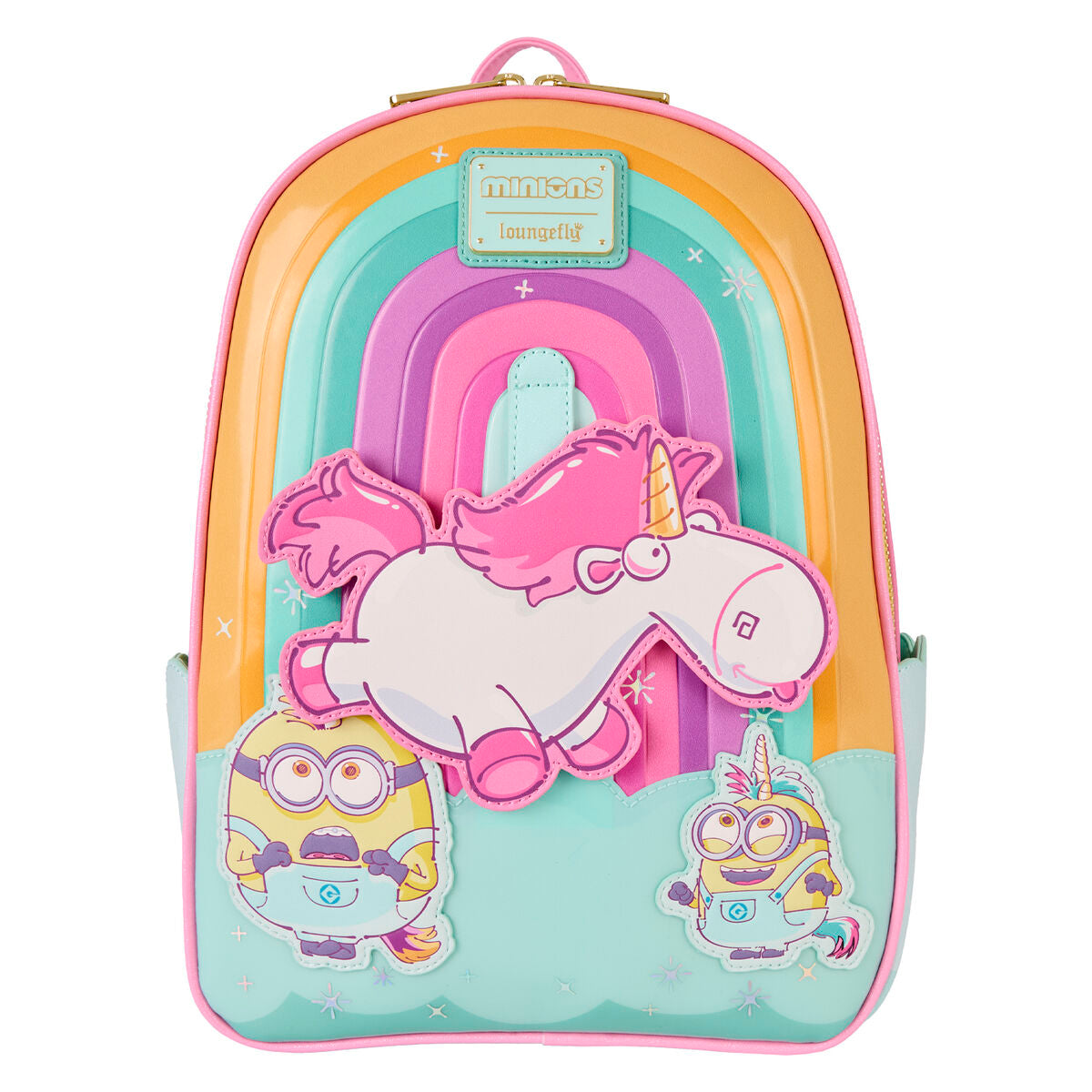 Loungefly Minions Fluffy Unicorn backpack 30cm