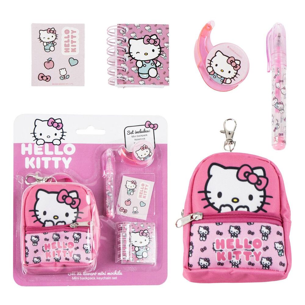 Hello Kitty Stationery mini backpack set