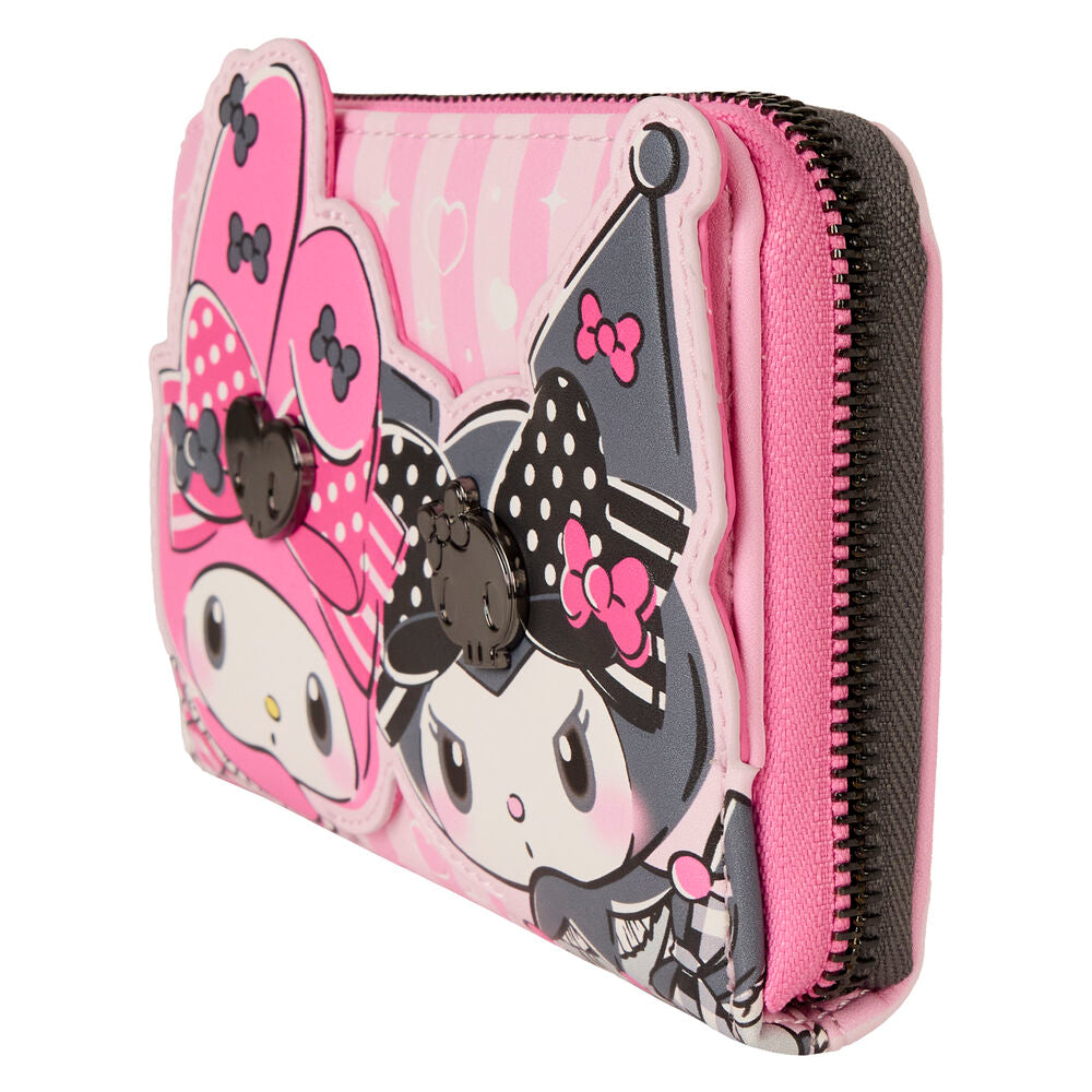Loungefly Sanrio My Melody and Kuromi wallet