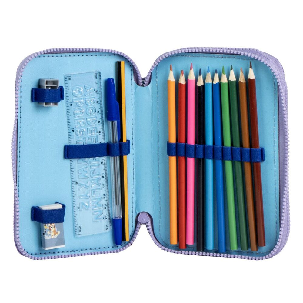Bluey double pencil case