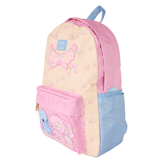 Loungefly Disney Stitch - Stitch & Angel nylon backpack 43cm
