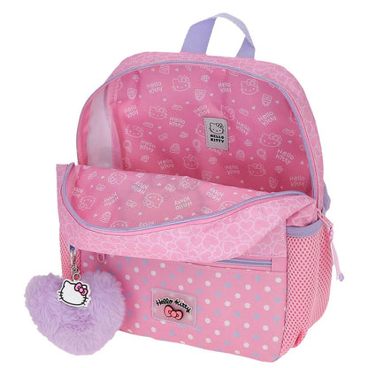 Hello Kitty Hearts Dots adaptable backpack 28cm