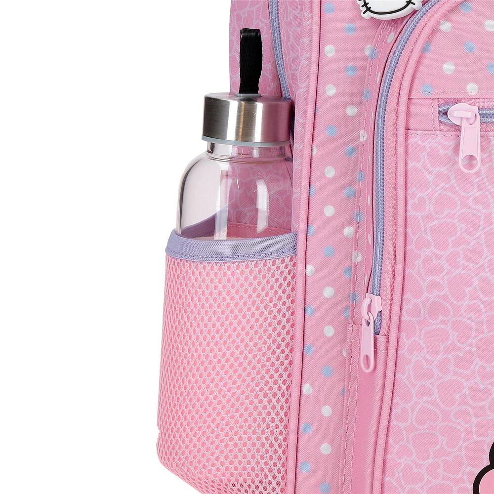 Hello Kitty Hearts Dots adaptable backpack 28cm