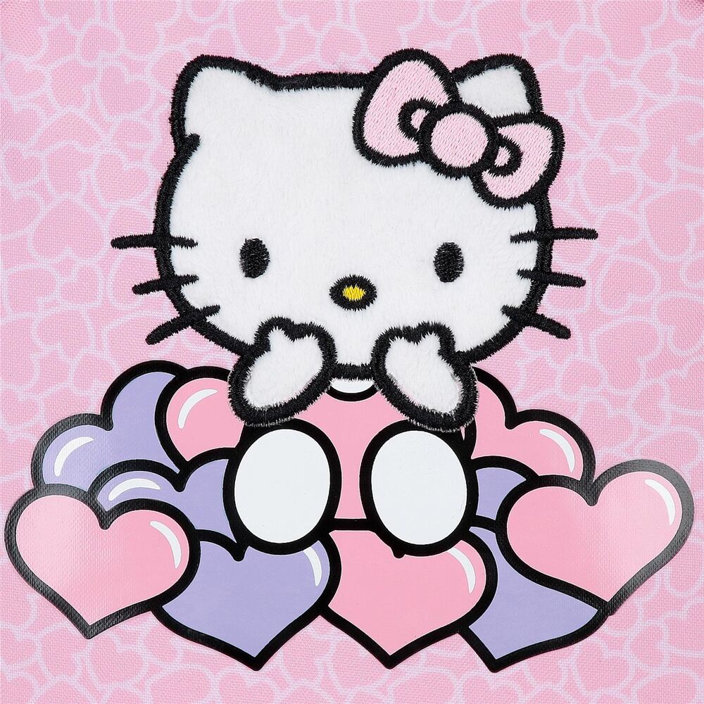 Hello Kitty Hearts Dots triple pencil case