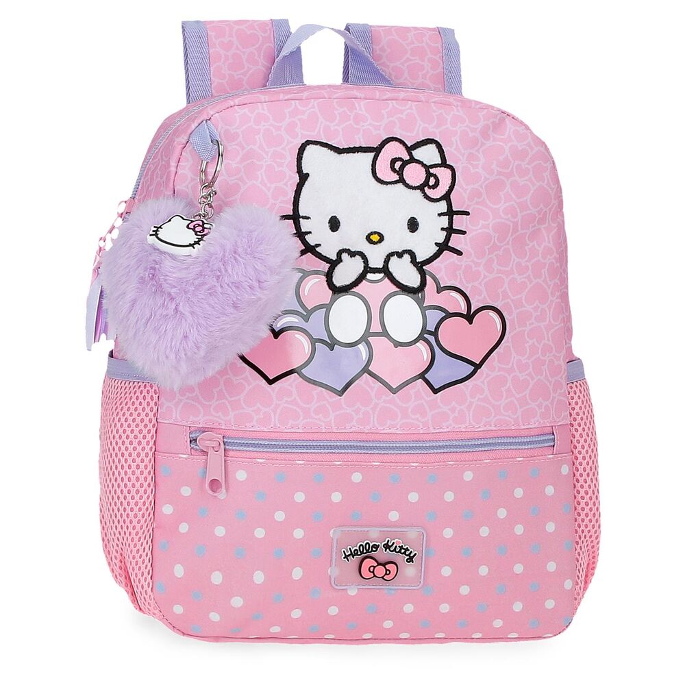 Hello Kitty Hearts Dots adaptable backpack 28cm