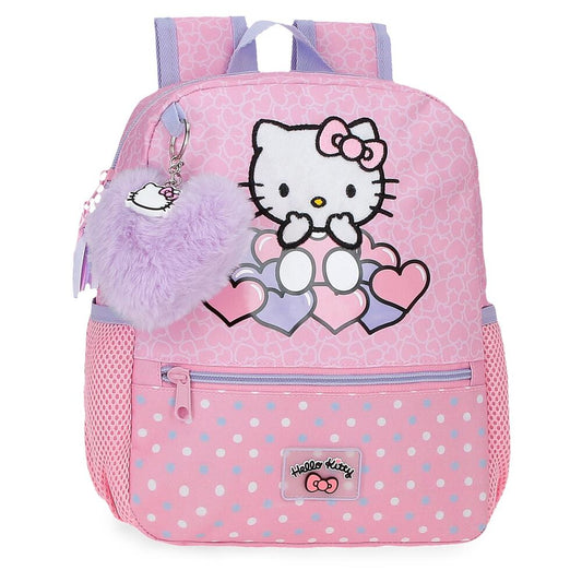 Hello Kitty Hearts Dots adaptable backpack 28cm