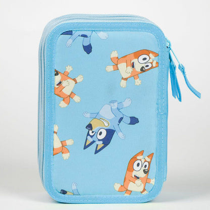 Bluey triple pencil case