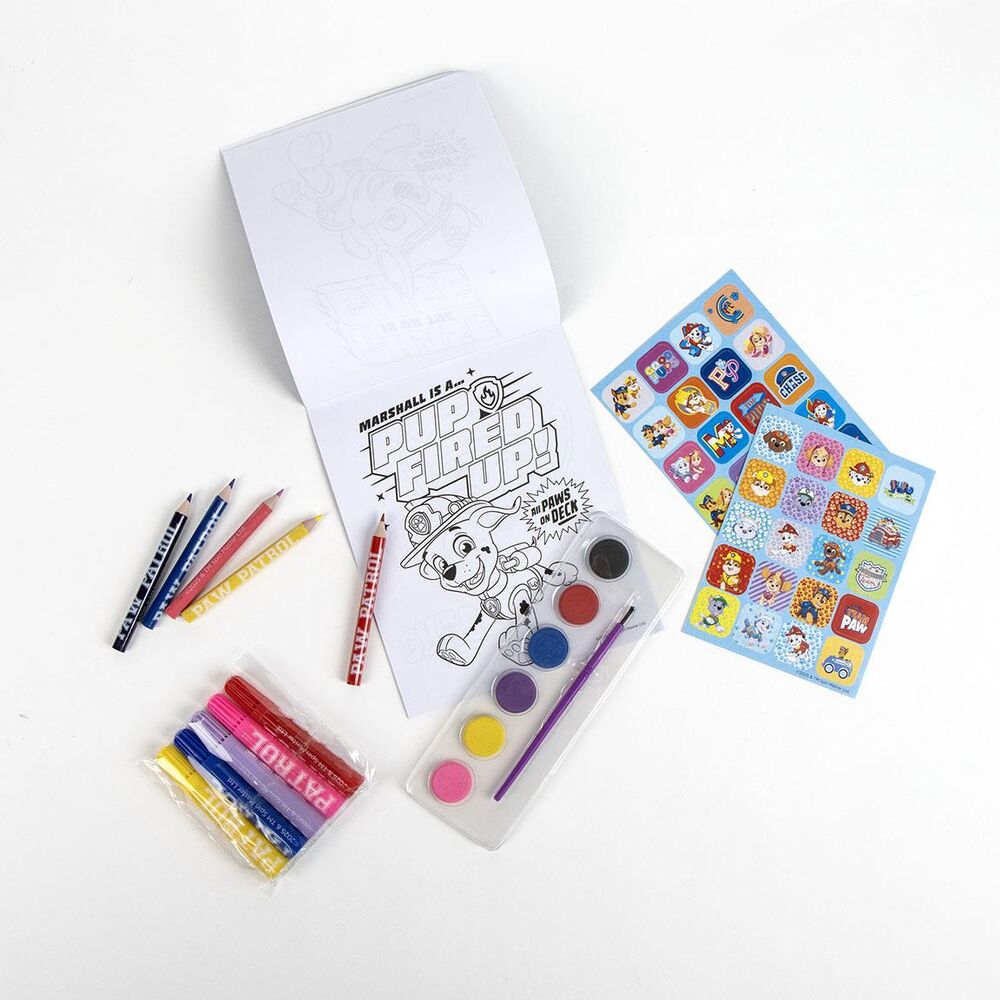 Paw Patrol backpack stationery set
