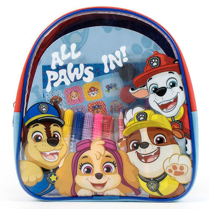 Paw Patrol backpack stationery set