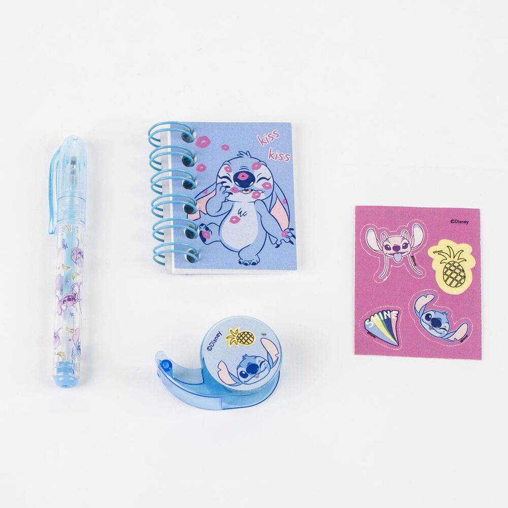 Disney Stitch Stationery mini backpack set