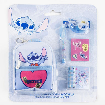 Disney Stitch Stationery mini backpack set