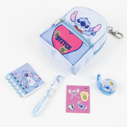 Disney Stitch Stationery mini backpack set