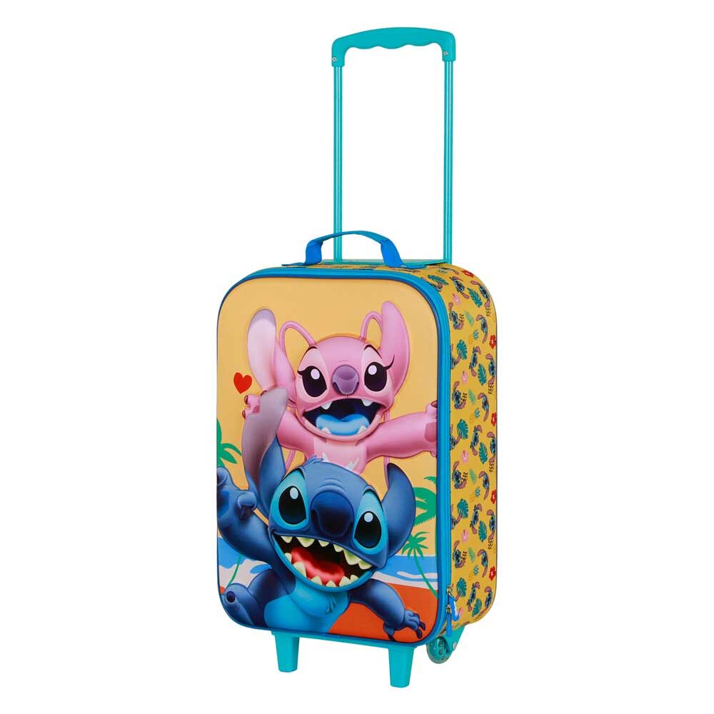 Disney Stitch Ocean 3D Trolley suitcase 52cm
