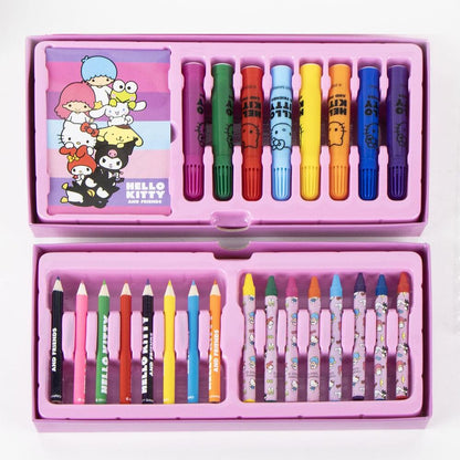 Hello Kitty colouring stationery case