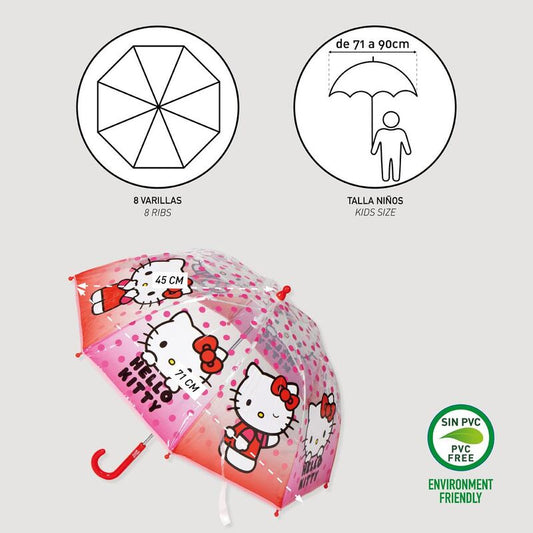 Hello Kitty manual bubble umbrella