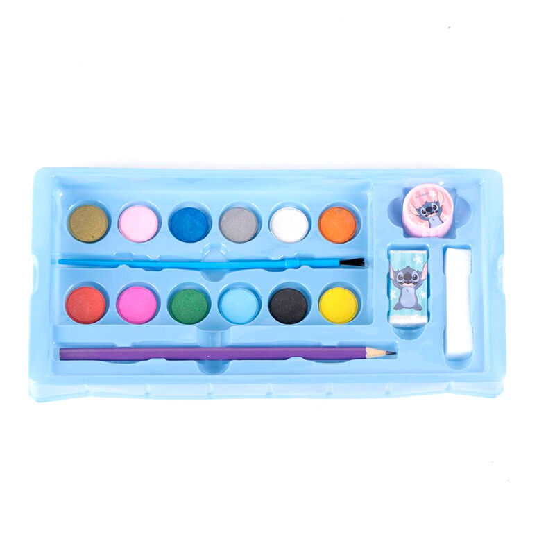Disney Stitch colouring stationery case