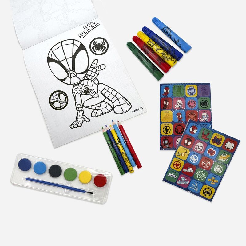 Marvel Spidey and His Amazing Friends backpack stationery set