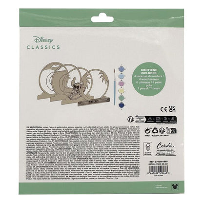 Disney Stitch colouring figure