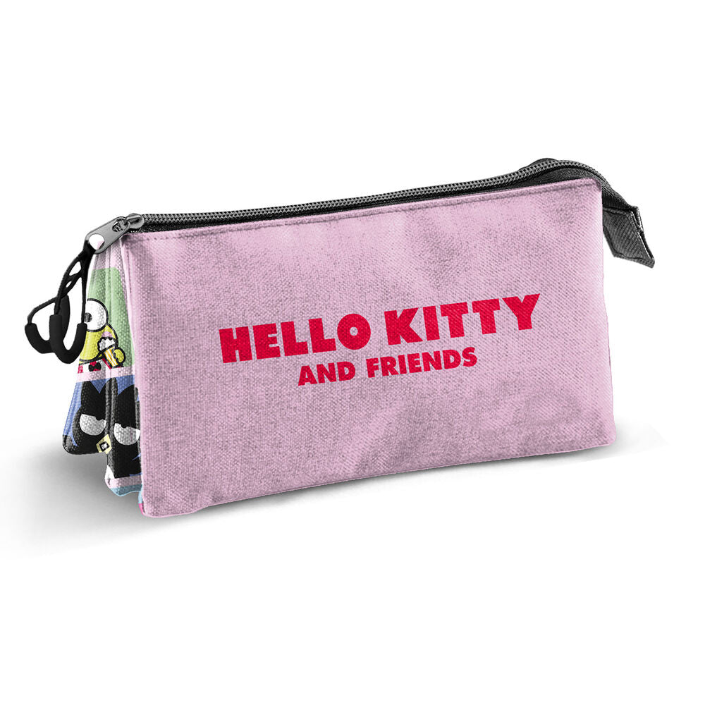 Hello Kitty Panels triple pencil case
