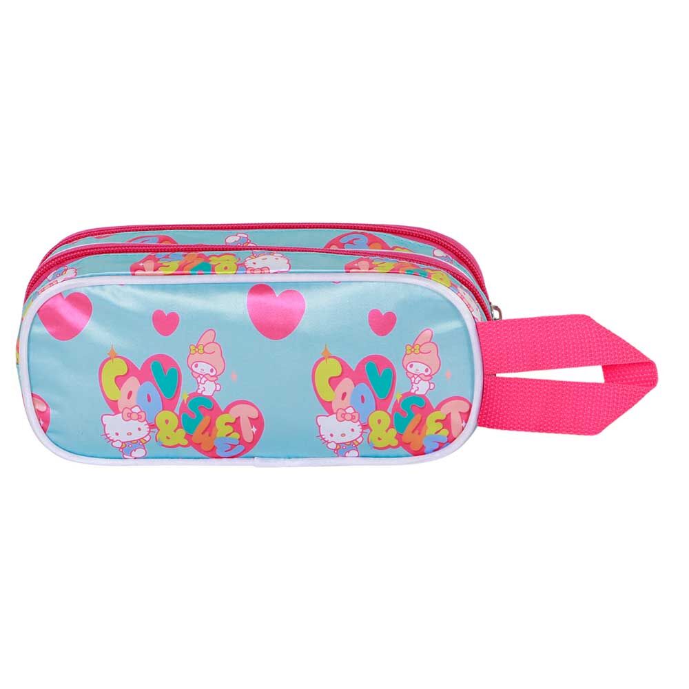 Hello Kitty Friendship 3D double pencil case