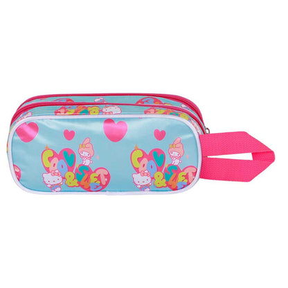 Hello Kitty Friendship 3D double pencil case