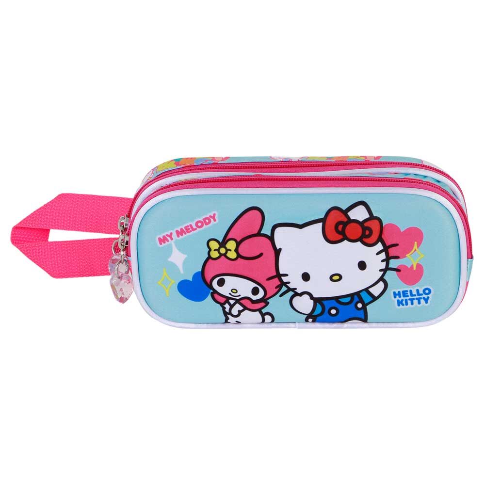 Hello Kitty Friendship 3D double pencil case