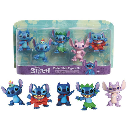 Disney Stitch pack 5 figures 7cm