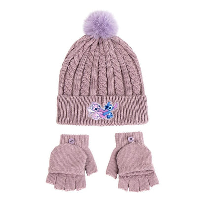 Disney Stitch hat and gloves set