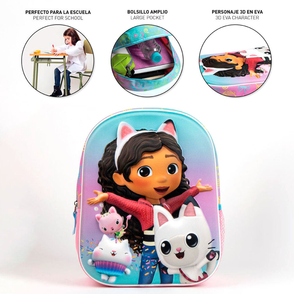 Gabbys Dolls House 3D backpack 31cm