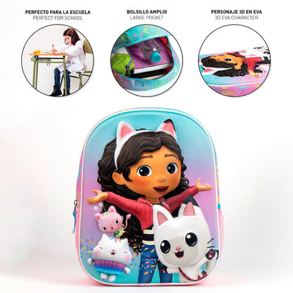 Gabbys Dolls House 3D backpack 31cm