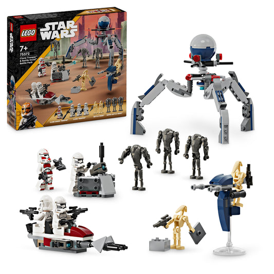 LEGO STAR WARS 75372 - CLONE TROOPER & BATTLE DROID BATTLE PACK