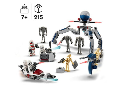 LEGO STAR WARS 75372 - CLONE TROOPER & BATTLE DROID BATTLE PACK