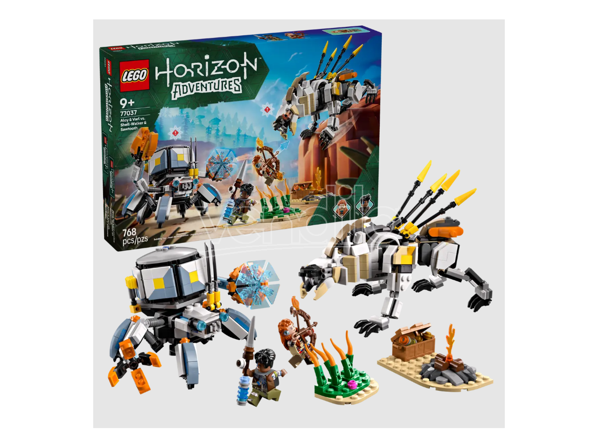 LEGO HORIZON ADVENTURES 77037 - ALOY AND VARL VS. ARCAPOD AND SECODON