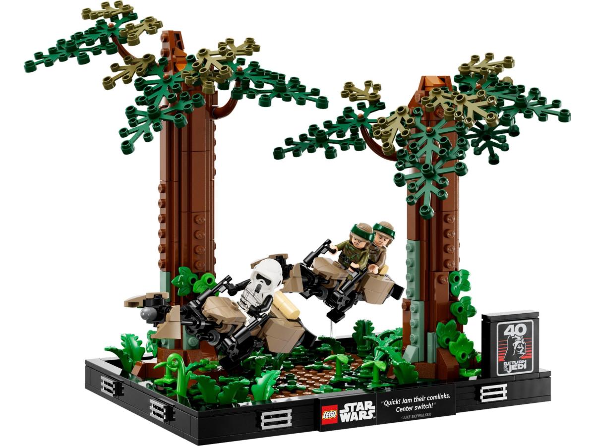 LEGO STAR WARS 75353 DIORAMA SPEEDER CHASE ON ENDOR