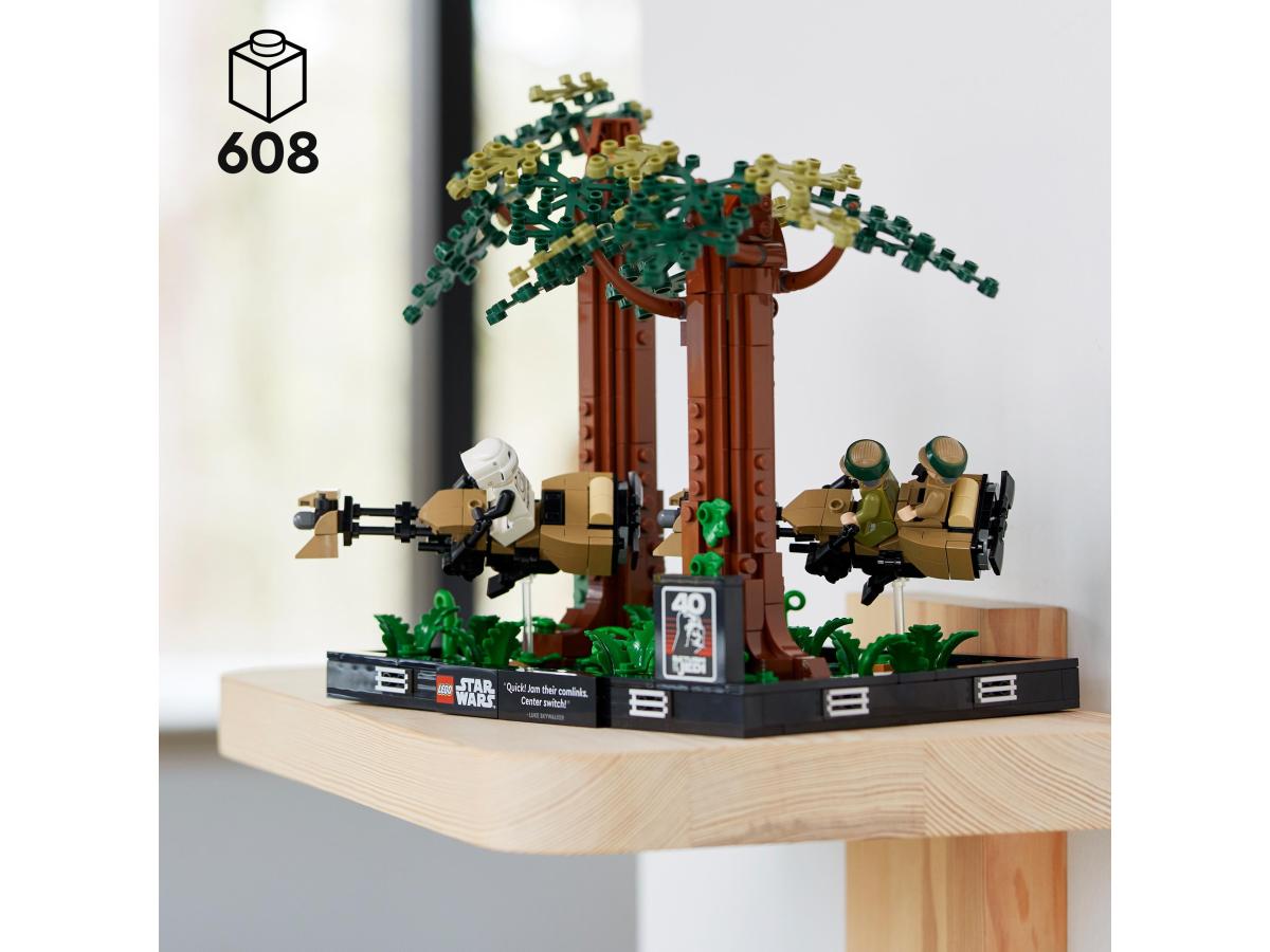 LEGO STAR WARS 75353 DIORAMA SPEEDER CHASE ON ENDOR
