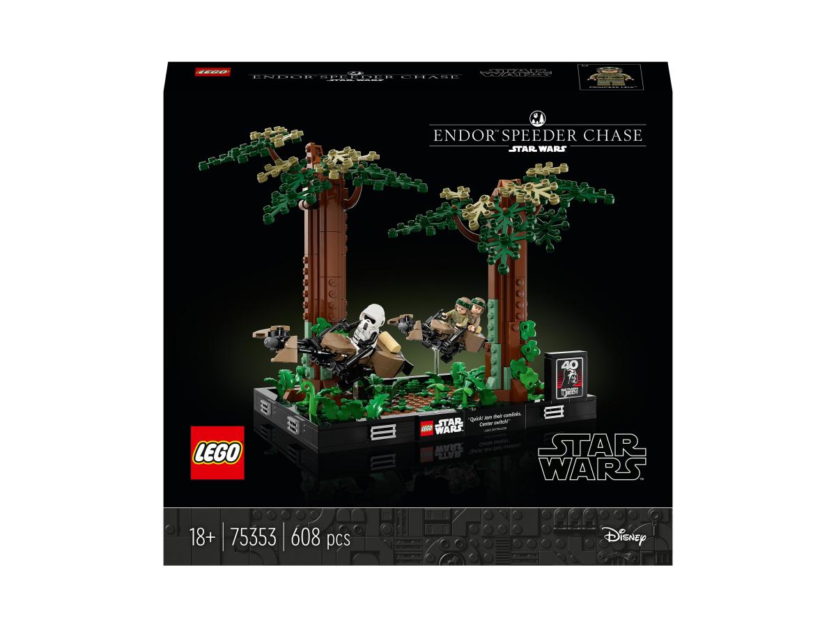 LEGO STAR WARS 75353 DIORAMA SPEEDER CHASE ON ENDOR