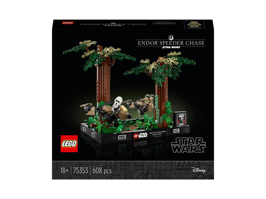LEGO STAR WARS 75353 DIORAMA SPEEDER CHASE ON ENDOR