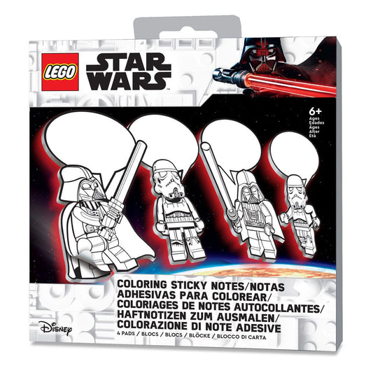 Lego Star Wars Sticky Notes Set With Pen Darth Vader Joy Toy