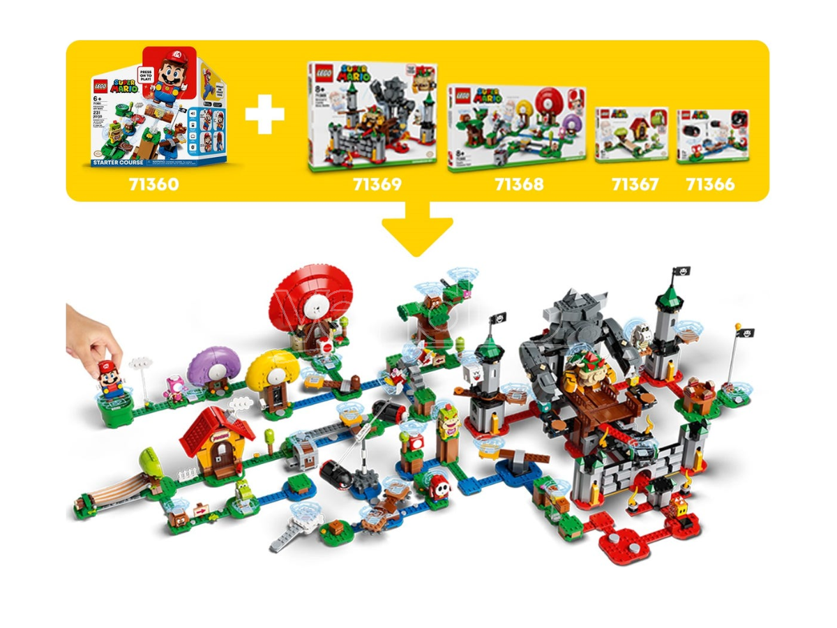 LEGO SUPER MARIO 71364 - WOMP WOMP LAVA TROUBLE EXPANSION PACK
